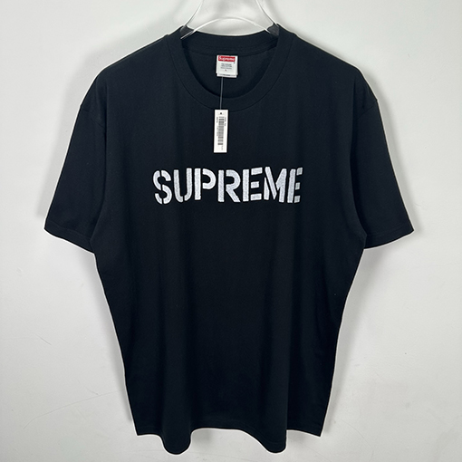 シュプリームコピー SUPREME ダメージのレタープリント入り半袖Tシャツ