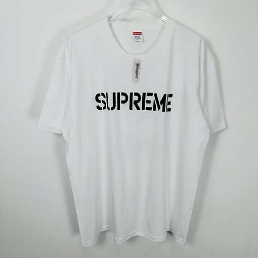 シュプリームコピー SUPREME ダメージのレタープリント入り半袖Tシャツ