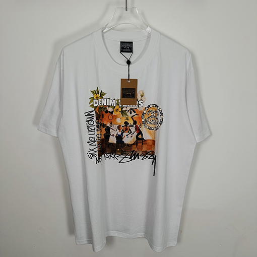 シュプリームスーパーコピー SUPREME TEARS コラボレーションプリント入り半袖Tシャツ