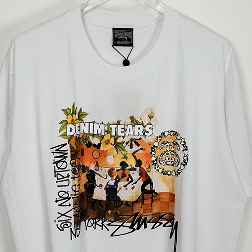 シュプリームスーパーコピー SUPREME TEARS コラボレーションプリント入り半袖Tシャツ