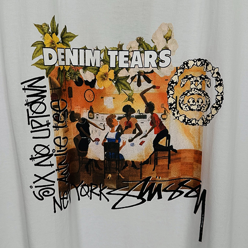 シュプリームスーパーコピー SUPREME TEARS コラボレーションプリント入り半袖Tシャツ