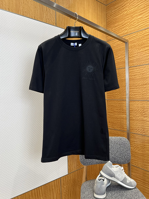 バーバリー BURBERRY 太陽の文字刺繍入りクルーネック半袖Tシャツ