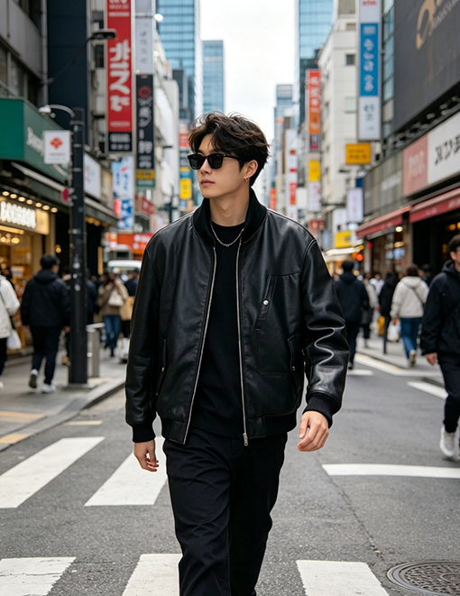 エルメススーパーコピー クラシックなパイロットスタイルのスタンドカラーレザージャケット