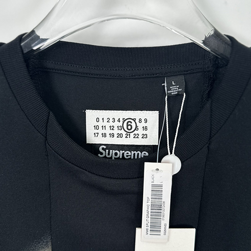 シュプリーム X マルタンマルジェラ SUPREME 背番号11 ラインストーンアップリケ文字入り半袖サッカーユニフォーム