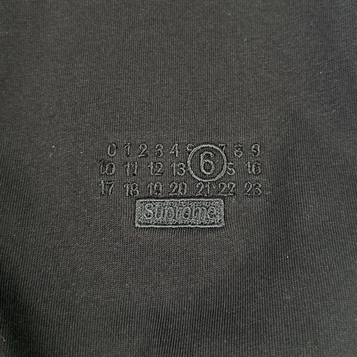 シュプリーム X マルタンマルジェラ SUPREME 背番号11 ラインストーンアップリケ文字入り半袖サッカーユニフォーム