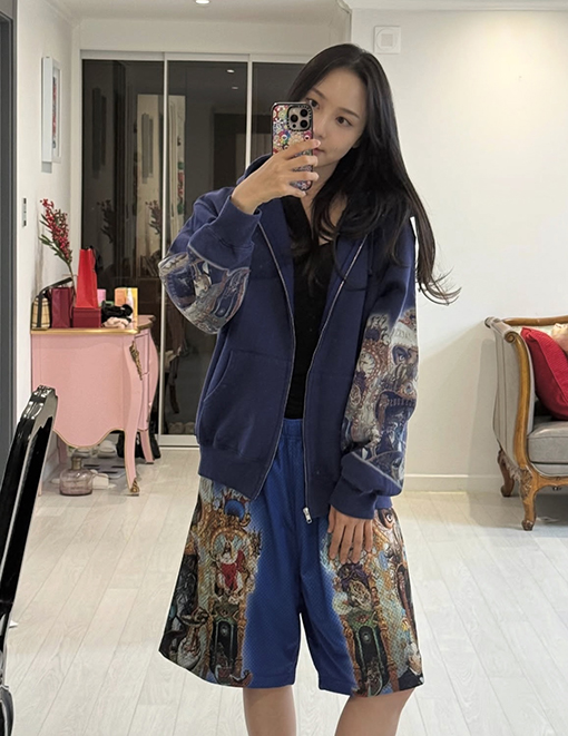 シュプリームスーパーコピー MJ コラボレーションプリントショーツ