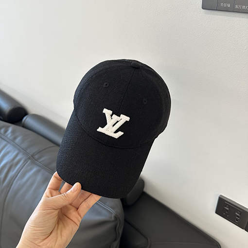 ルイヴィトンスーパーコピー 刺繍入りの綿麻製ベースボールキャップ