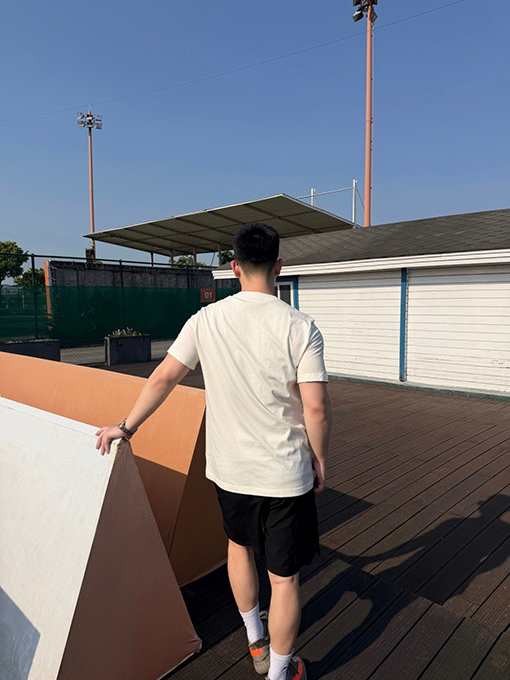 モンクレール プリント入りコットン半袖Tシャツ