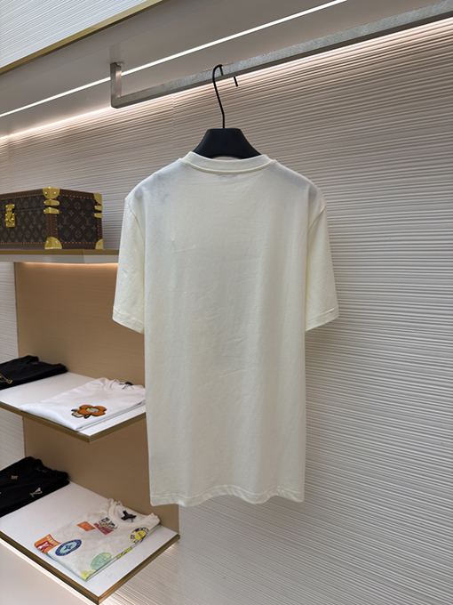 モンクレール プリント入りコットン半袖Tシャツ