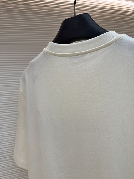 モンクレール プリント入りコットン半袖Tシャツ