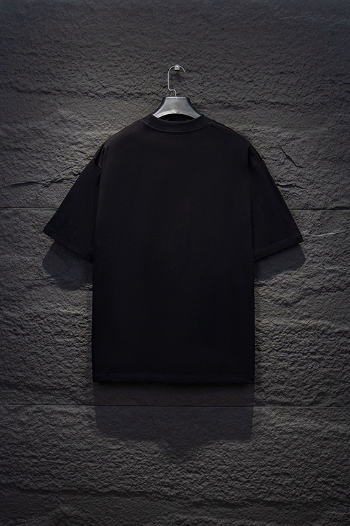 プラダスーパーコピー PRADA 刺繍ロゴ入り三角形プリント半袖Tシャツ