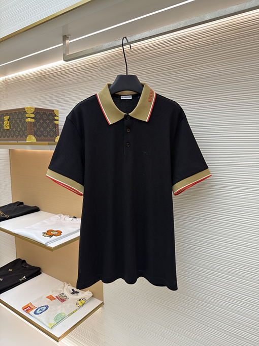 バーバリー BURBERRY レターロゴ入り半袖ポロシャツ