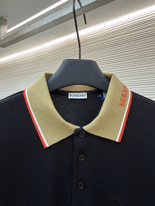 バーバリー BURBERRY レターロゴ入り半袖ポロシャツ