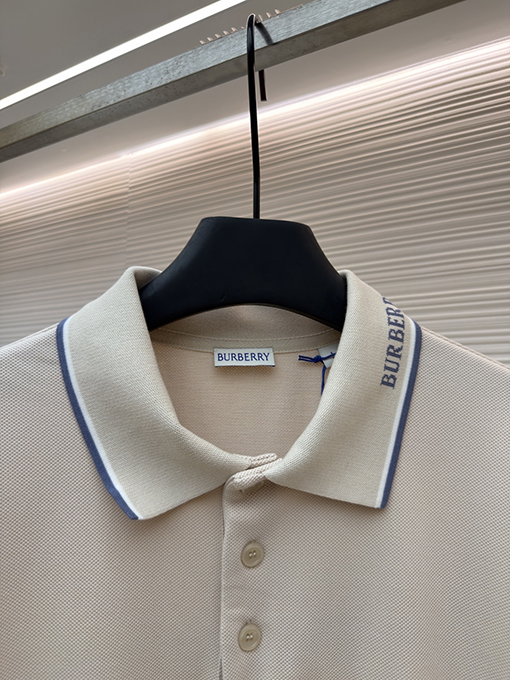 バーバリー BURBERRY レターロゴ入り半袖ポロシャツ