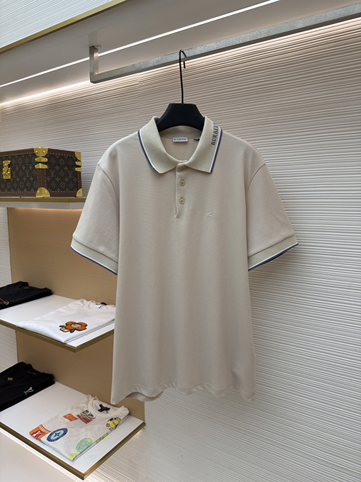 バーバリー BURBERRY レターロゴ入り半袖ポロシャツ