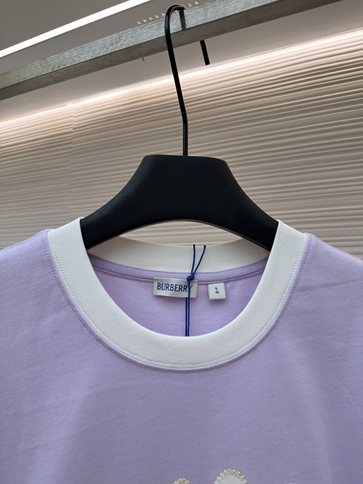バーバリー レディースデイジー刺繍入り半袖Tシャツ