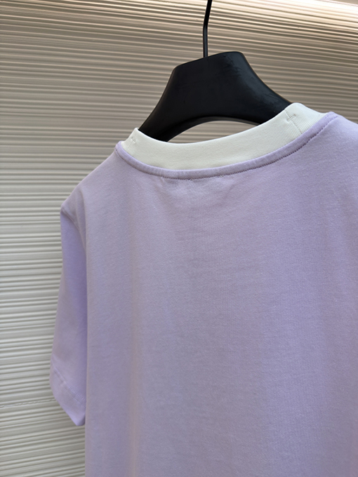 バーバリー レディースデイジー刺繍入り半袖Tシャツ