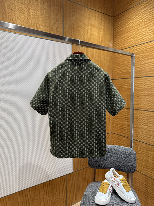 グッチ ダブルGジャカード半袖シャツ