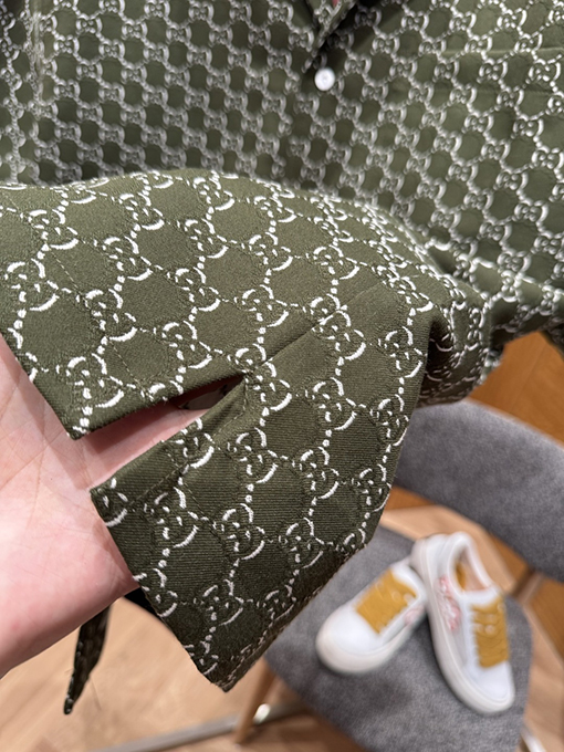 グッチ ダブルGジャカード半袖シャツ
