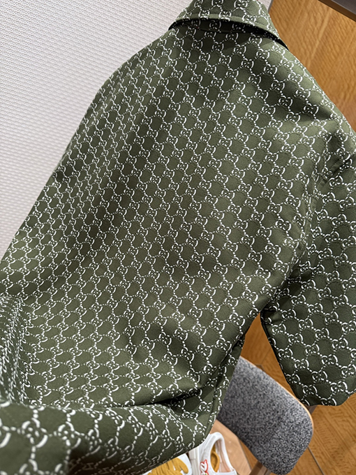 グッチ ダブルGジャカード半袖シャツ