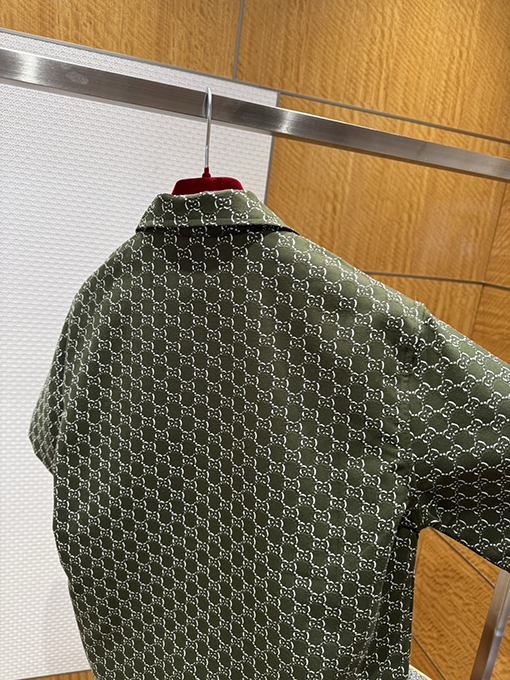 グッチ ダブルGジャカード半袖シャツ