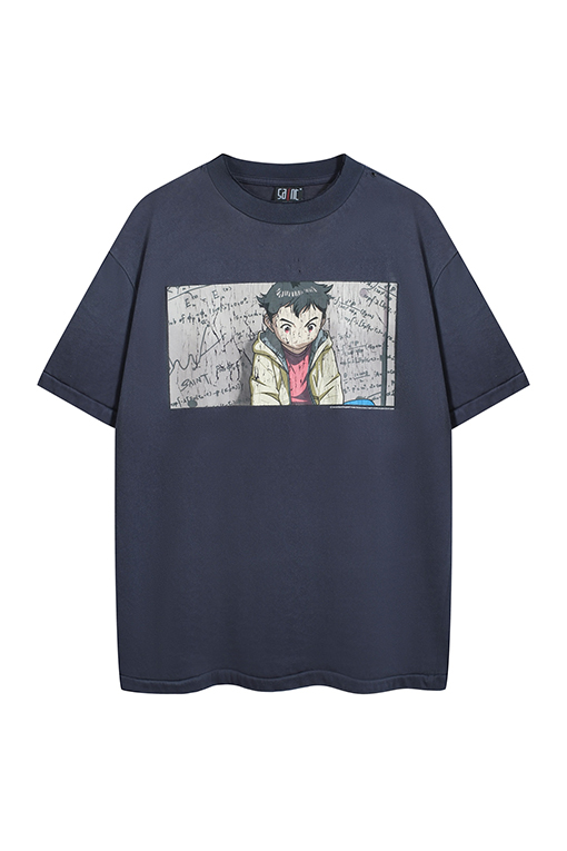 セントマイケルコピー pluto プルートコラボレーション レトロダメージ半袖Tシャツ