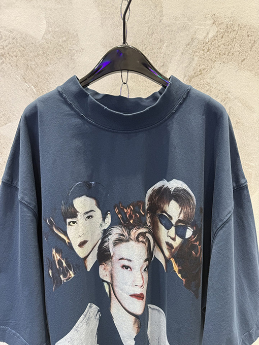 バレンシアガコピー アンバサダーコラボレーションシリーズ シグネチャーエディション イタスタイル半袖Tシャツ