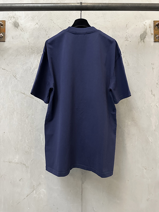 サンローラン クラシックな小さなロゴ刺繍入りの厚の半袖Tシャツ