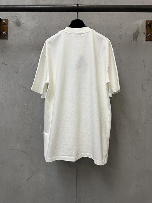 サンローラン クラシックな小さなロゴ刺繍入りの厚の半袖Tシャツ
