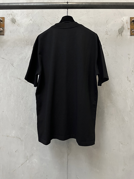 サンローラン クラシックな小さなロゴ刺繍入りの厚の半袖Tシャツ
