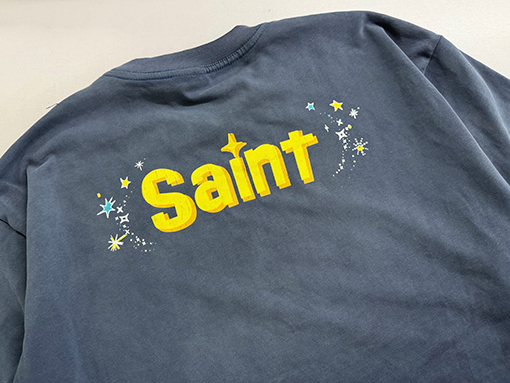 セントマイケルコピー ドラえもんプリントの半袖Tシャツ