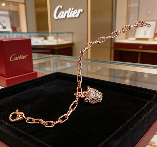 カルティエ クラシックブレスレット レディースメンズ Vゴールドカップル 