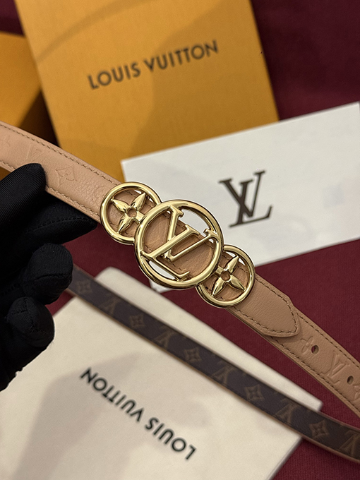 ルイヴィトン LV Flowergram 20mm レディースフラワーバックルデザインベルト   
