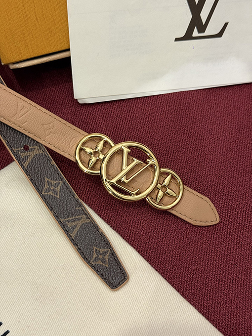 ルイヴィトン LV Flowergram 20mm レディースフラワーバックルデザインベルト   