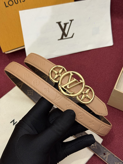 ルイヴィトン LV Flowergram 20mm レディースフラワーバックルデザインベルト   