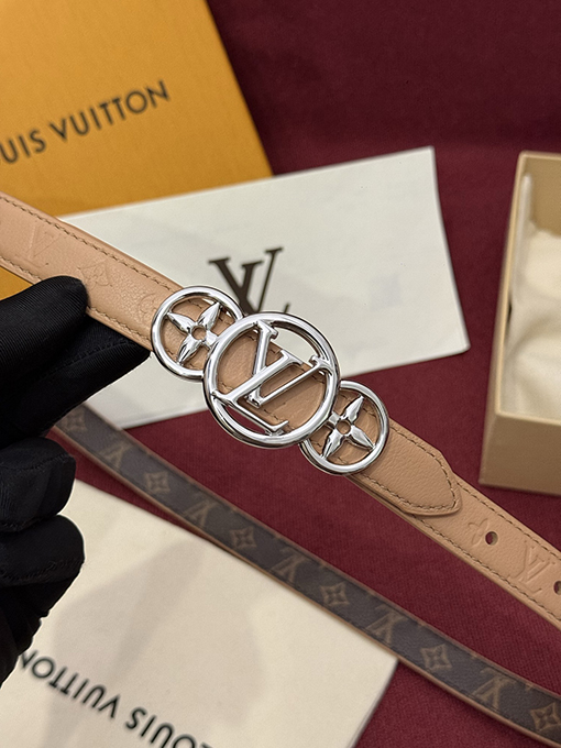 ルイヴィトン LV Flowergram 20mm レディースフラワーバックルデザインベルト   