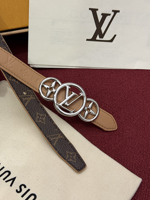 ルイヴィトン LV Flowergram 20mm レディースフラワーバックルデザインベルト   