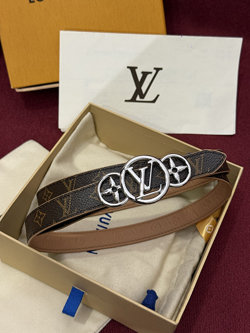 ルイヴィトン LV Flowergram 20mm レディースフラワーバックルデザインベルト   