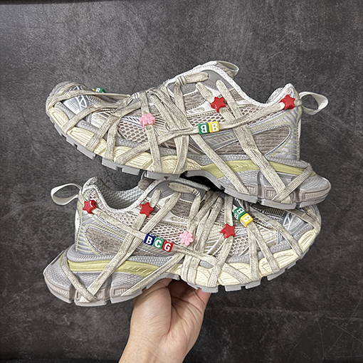 バレンシアガ 3XL Sneakers 10代 メッシュレースアップローカットレトロダッドシューズ