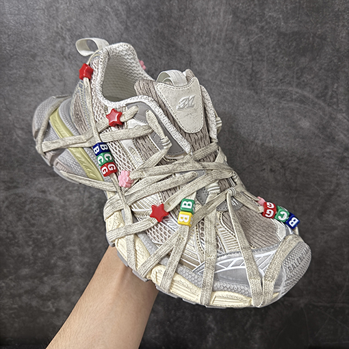 バレンシアガ 3XL Sneakers 10代 メッシュレースアップローカットレトロダッドシューズ