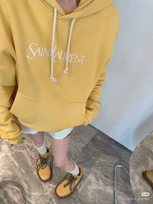 サンローランスーパーコピー SAINT LAURENT レタープリントパーカー