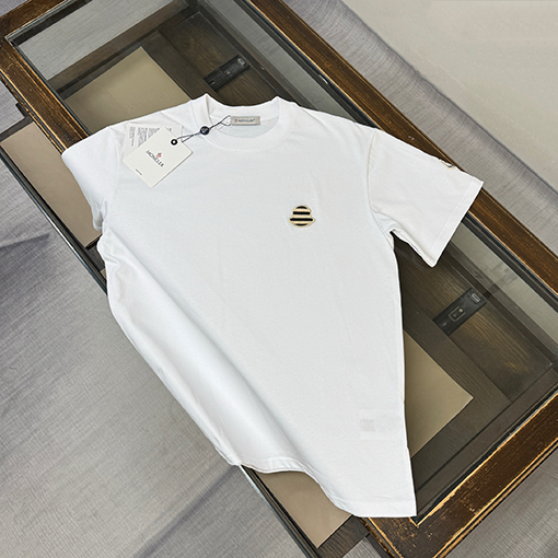 モンクレールコピー 夏のクラシッククルーネック半袖Tシャツ