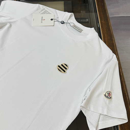 モンクレールコピー 夏のクラシッククルーネック半袖Tシャツ