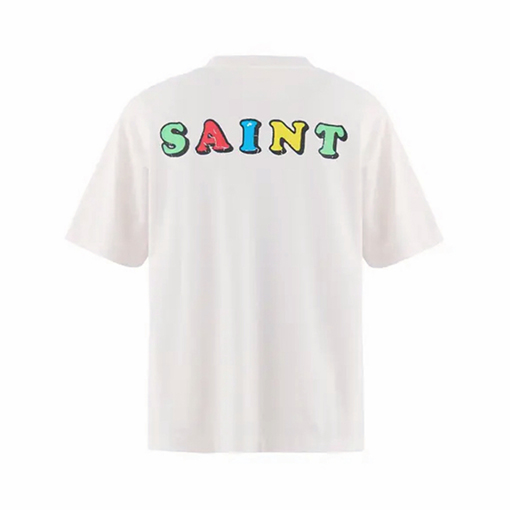 セントマイケル パンクカルチャーとアメリカンレトロスタイルを融合させた半袖Tシャツ
