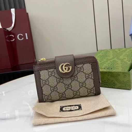 グッチコピー Ophidia GG Supreme ショートタイプのカードホルダー／財布