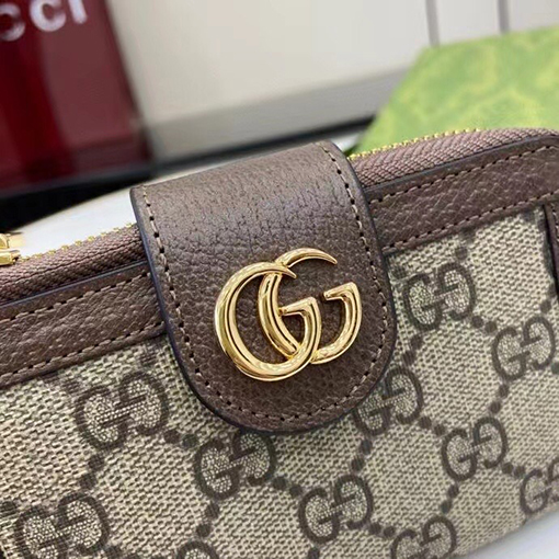 グッチコピー Ophidia GG Supreme ショートタイプのカードホルダー／財布