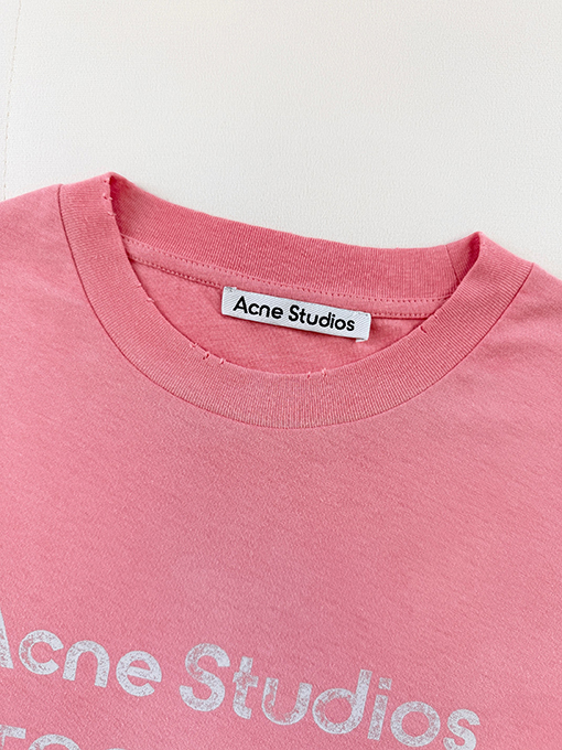 アクネストゥディオズ長袖シャツコピー Acne Studios スプレープリント 1996 ロゴ入り長袖シャツ
