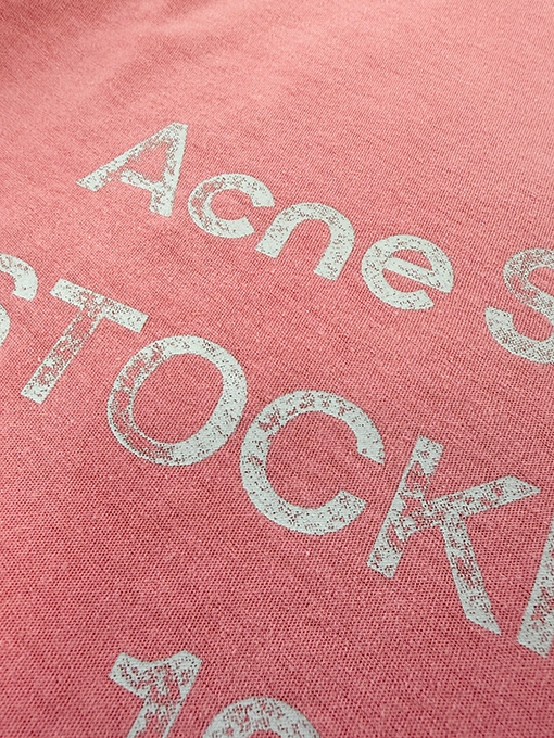 アクネストゥディオズ長袖シャツコピー Acne Studios スプレープリント 1996 ロゴ入り長袖シャツ