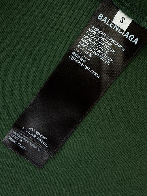 バレンシアガ偽物 BALENCIAGA 手描きのグラフィティ刺繍入り半袖Tシャツ