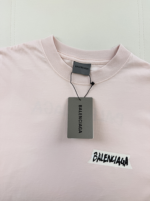 バレンシアガ BALENCIAGA レターテーププリント半袖Tシャツ